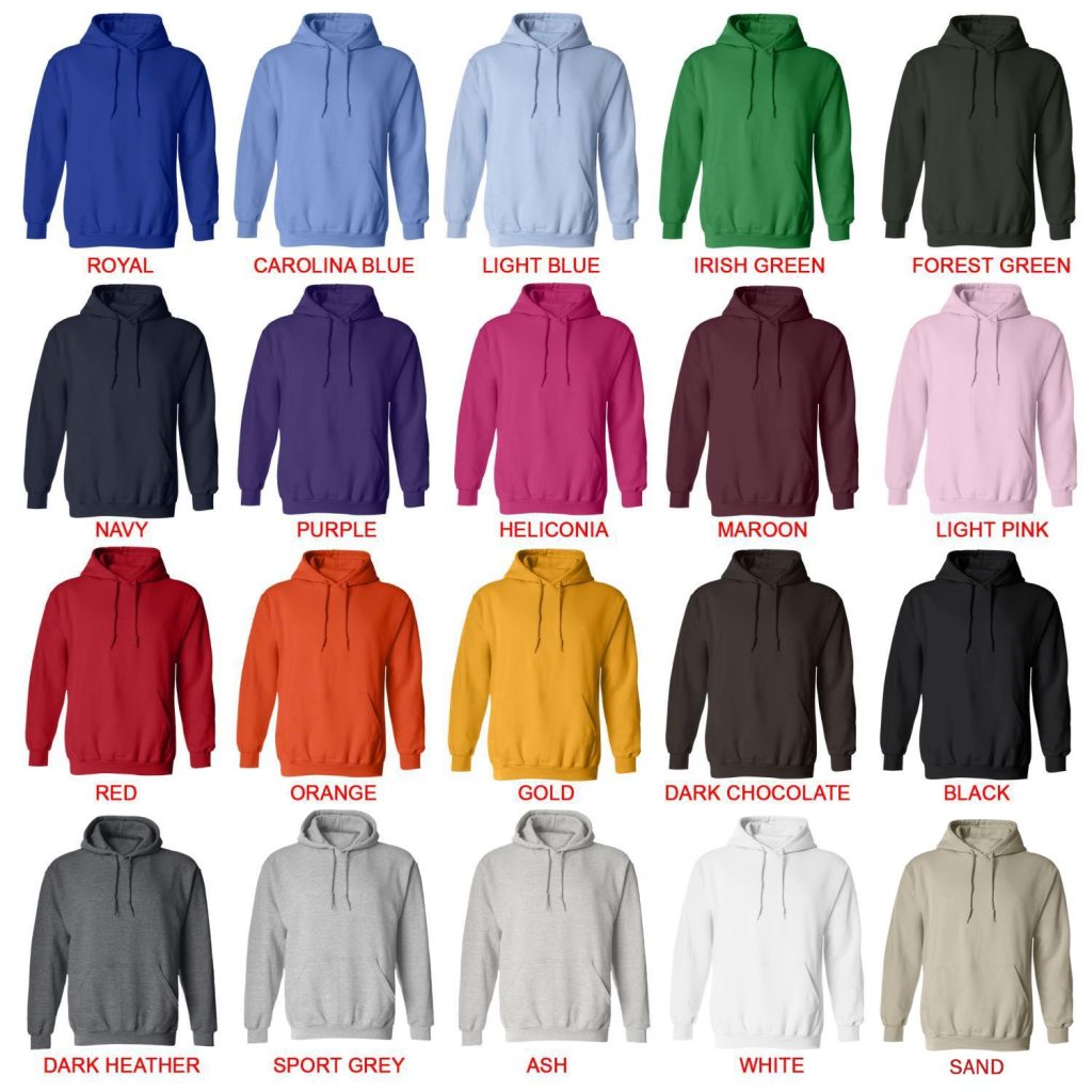 hoodie color chart - Chappell Roan Shop