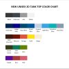 tank top color chart - Chappell Roan Shop